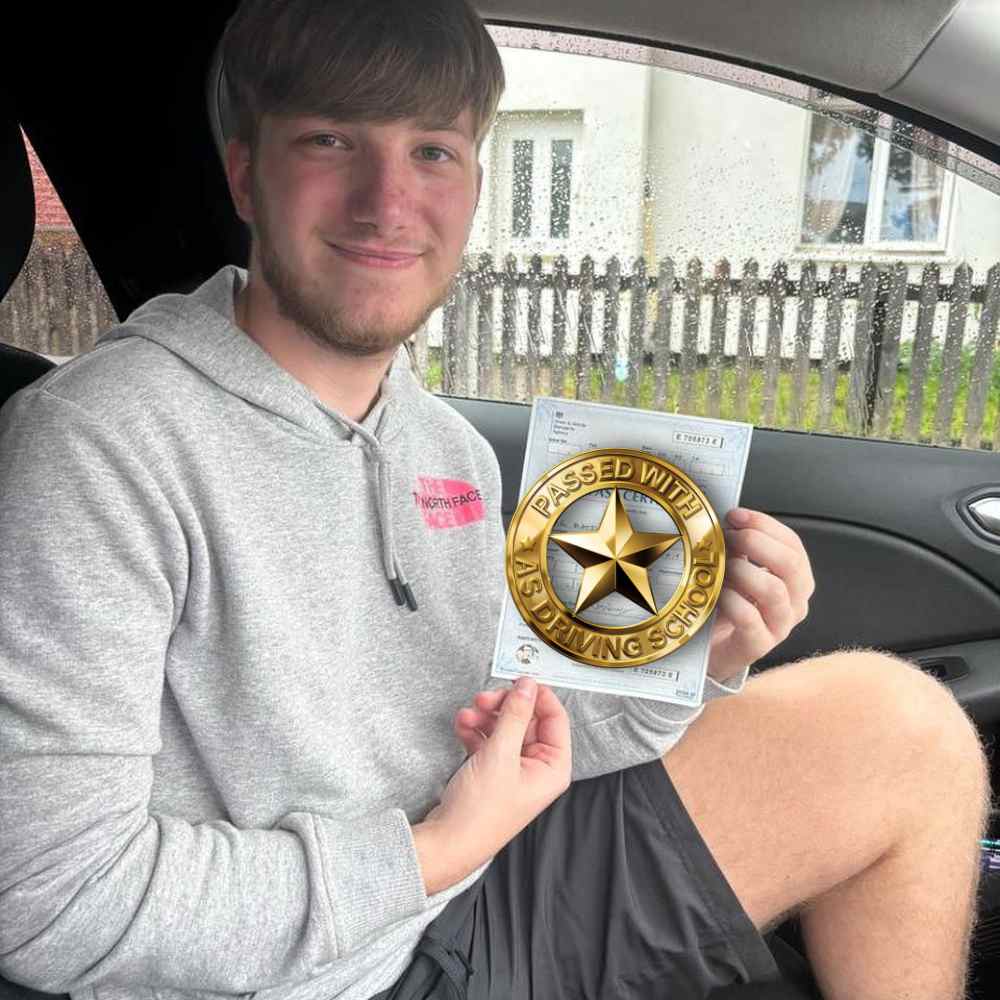 Passed with Us: Driving Lessons Neston, lessons for beginners, high pass rate, package deals, and qualified instructors. Book now for success.